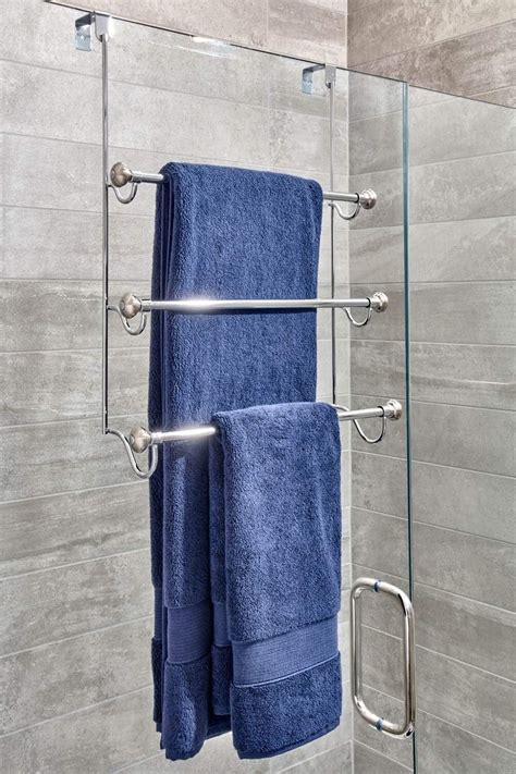 Over Shower Door Towel Rack Ideas On Foter