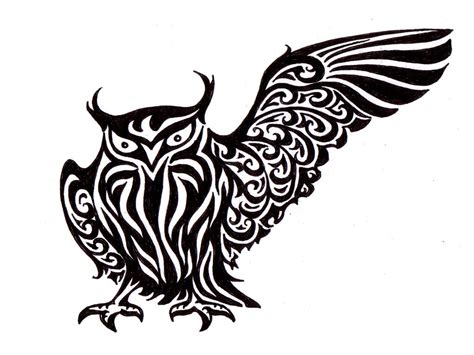 Owl Tribal Tattoo Designs: 20 Majestic Symbols of Wisdom