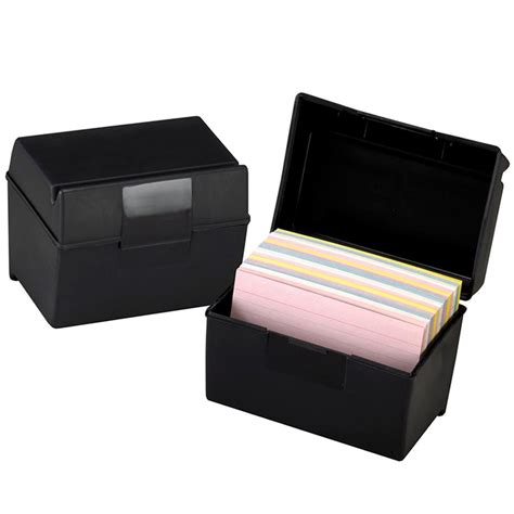 Oxford Plastic Index Card Box 4X6 Card Box Index Cards Cards