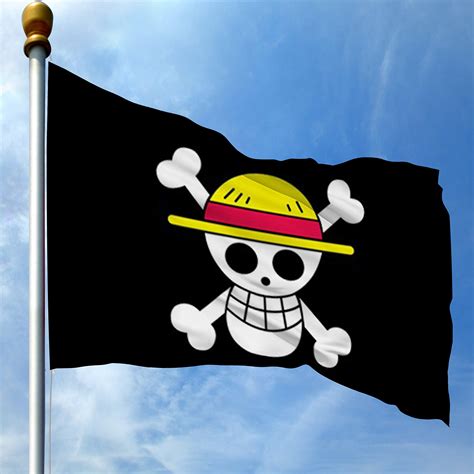 Oysterboy 23 5 X35 5 One Piece Luffy S Straw Hat Pirate Flag Jolly