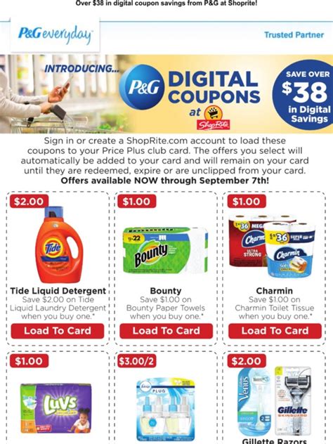 P G Digital Coupons