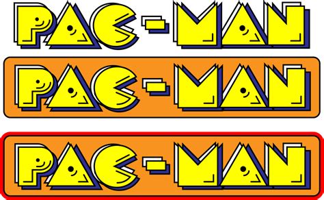 Pac Man Logos 01 By Dhlarson D5qqh82 Png 2 929 1 808 Pixels Old Logos