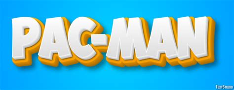 Pac Man Text Effect And Logo Design Videogame