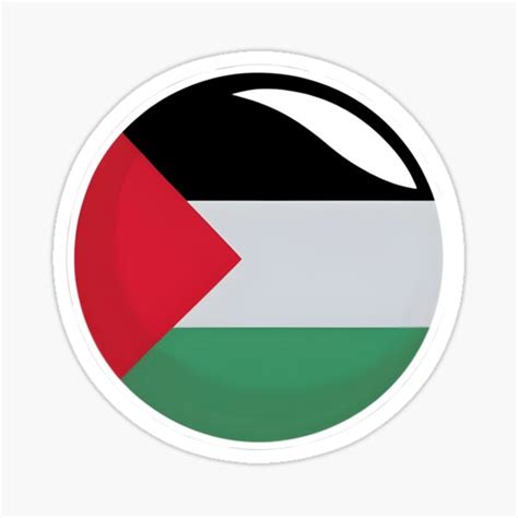 Palestine Flag Emoji Sticker For Sale By Activism Avenue Redbubble