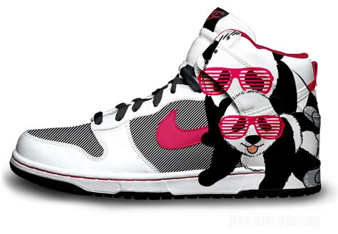 Panda Nike Dunks By Becauseimjay On Deviantart