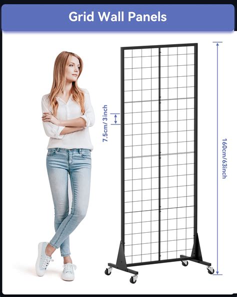 Panel Display Stand 2 X 5 5 Ft Heavy Movable Floorstanding Detachable