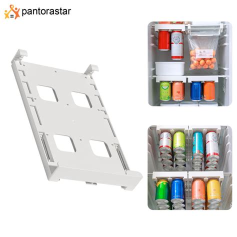 Pantorastar Soda Can Organizer For Refrigerator Beverage Can