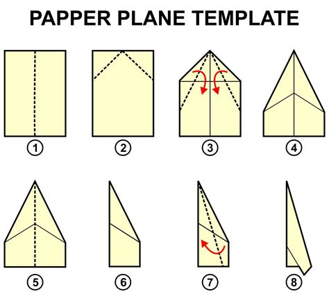 Printable Paper Airplane Templates for Kids