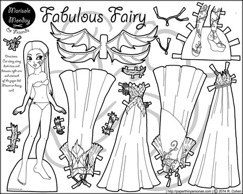 Paper Doll Coloring Pages Printable Thousand Of The Best Printable