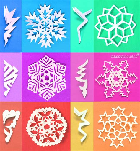 Free Paper Snowflake Templates to Print and Cut