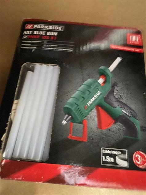 Parkside Pnkp 105 B1 Hot Glue Gun 6 X Transparent Glue Sticks Ace Tech