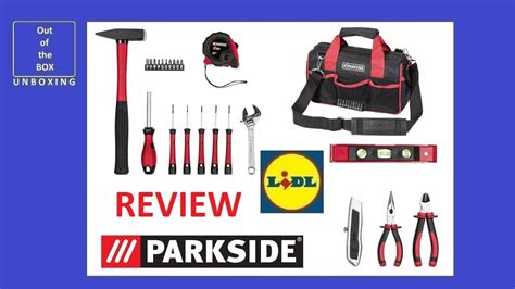 Parkside Tool Kit 23 Piece Set Review Lidl Bag Diy Hand Tools Youtube