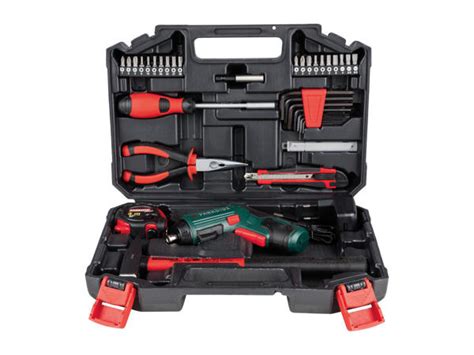 Parkside Tool Set Cordless Screwdriver Lidl Great Britain