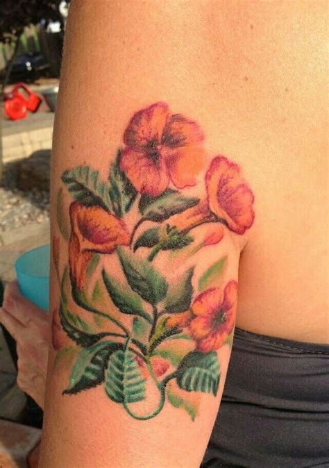 Part One Trumpet Vine Trumpet Vine Vine Tattoos Vines