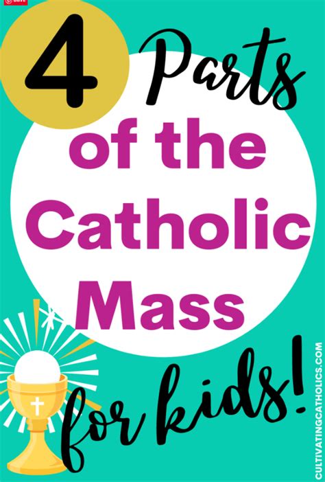 Parts Of The Catholic Mass For Kids And Printable Activities