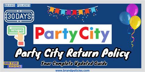 Party City Return Policy