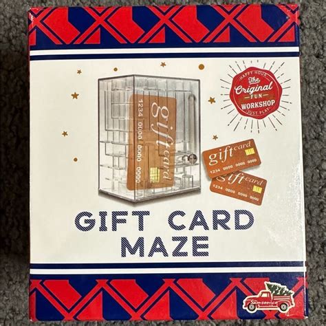 Party Supplies Gift Card Maze Puzzle Brain Teaser Gag Gift New Poshmark