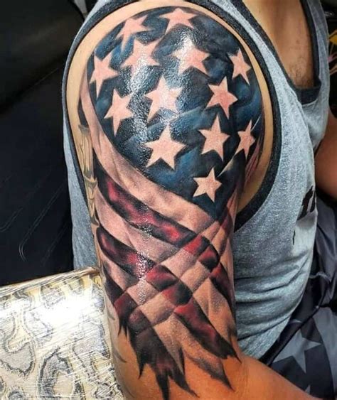 10 Patriotic Sleeve Tattoo Designs to Show Pride