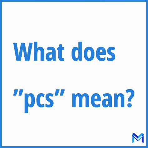 Pcs D Meaning