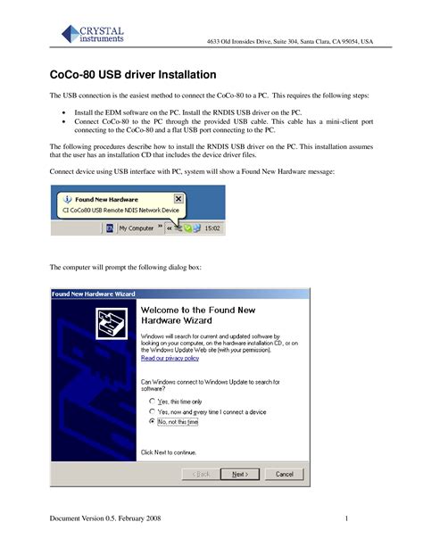 Pdf Coco Usb Driver Installation Dokumen Tips