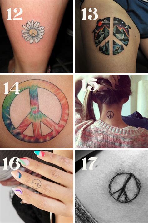 Peace Sign Tattoos Designs Ideas And Meaning Tattoos For You