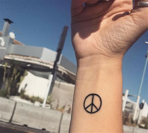 Peace Symbol Tattoo