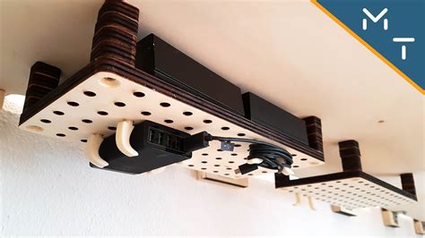 Pegboard Cable Management System For Desk Youtube