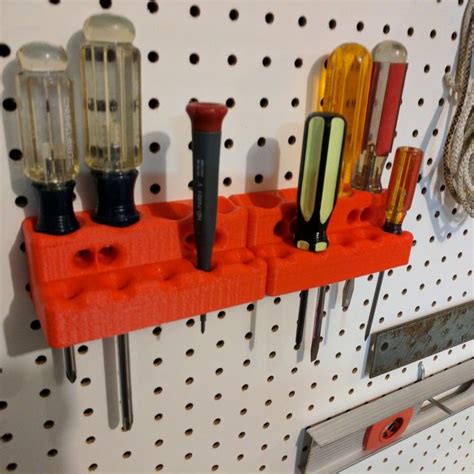 Pegboard Tool Organizer STL Files for DIY Enthusiasts