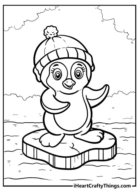 Penguin Coloring Pages Pdf