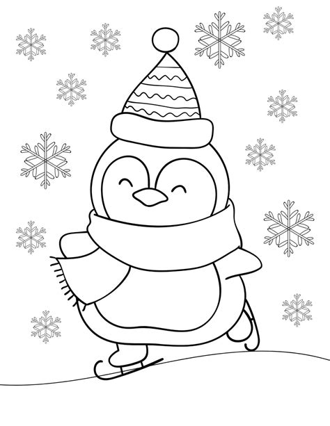 Penguin Coloring Pages Printable