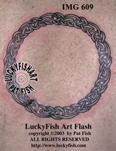 Perfect Ring Celtic Tattoo Design Luckyfish Art