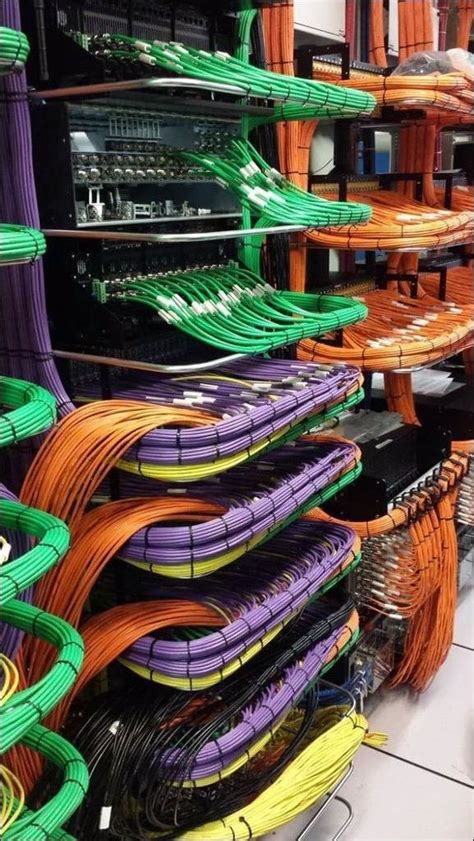 Perfectly Organized Server Cables And 10 More Clean Cable Setups It