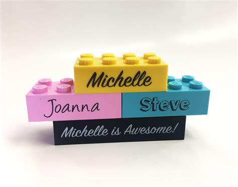 Personalised Lego Bricks Choose Your Size From Just 2 00 V2