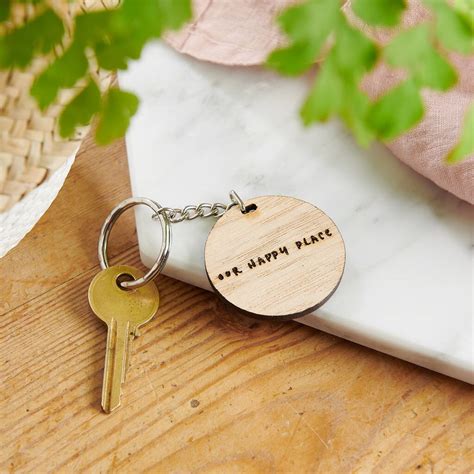 Personalised New Home Keyring By Sunday S Daughter