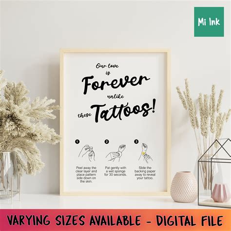 Personalised Temporary Tattoos For All Your Wedding Guests