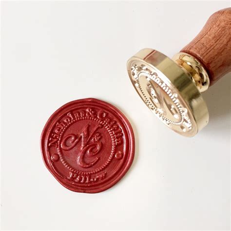 Personalized Wax Seal Stamp With Name Con Im Genes Sellos De Cera