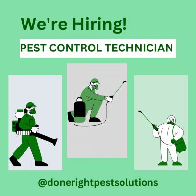 Pest Control Jobs Pest Control Job Hunting Job