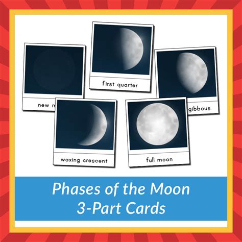 Phases Of The Moon Printables Gift Of Curiosity