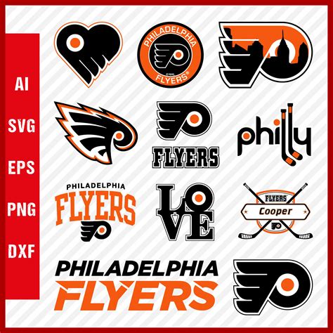 Philadelphia Flyers Bundle Svg Digital File Philadelphia Flyers Logo Svg