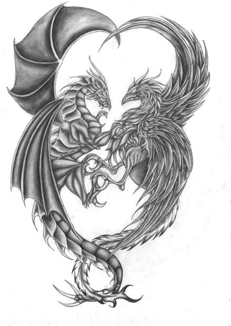 5 Phoenix and Dragon Tattoo Designs to Inspire You