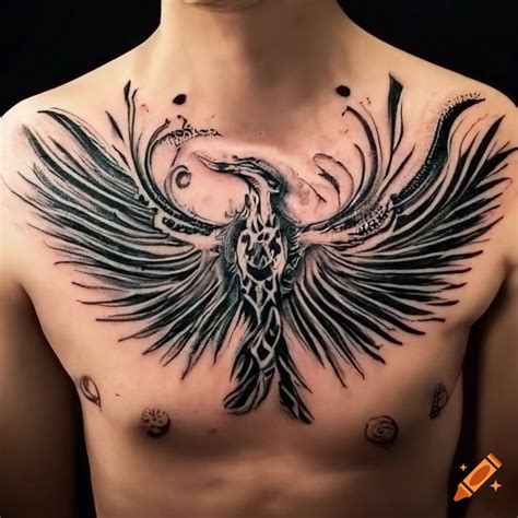 7 Stunning Phoenix Chest Tattoo Designs to Inspire