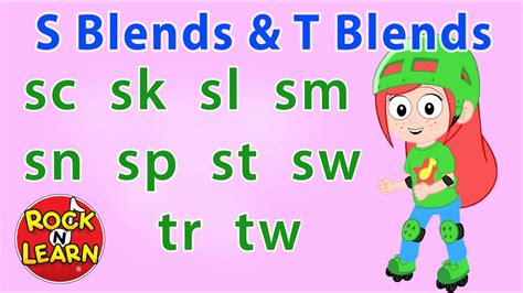 Phonics Songs Beginning S Blends And T Blends Rock N Learn Youtube