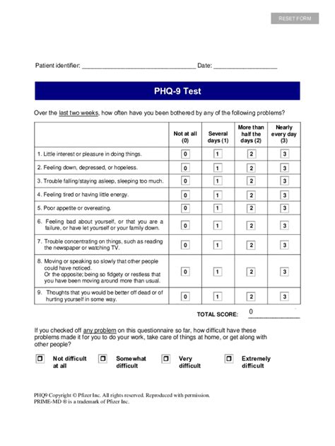 Phq 9 Test Online