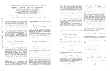 Physics Finding Nonlinearities In Black Hole Ringdowns