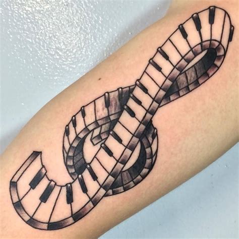 7 Piano Keys Tattoo Designs to Harmonize Your Style