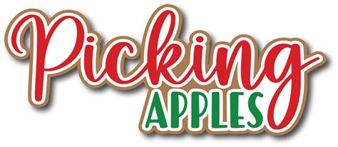 Picking Apples Scrapbook Page Title Sticker Autumn Amp 39 S Crafty Corner