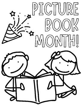 Picture Book Month November Printable Coloring Pages By Henrycreated