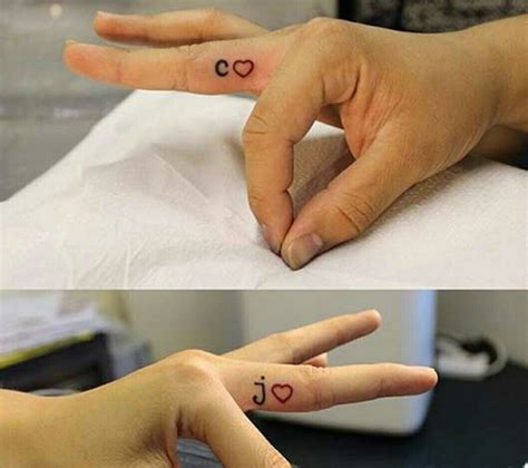 Pin By Andrea Casanova On Tattoos P Finger Tattoos For Couples Cute