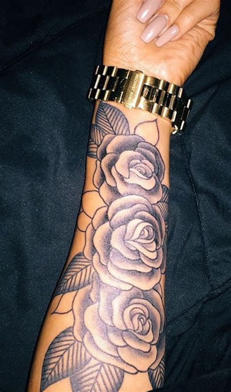 Pin By Ree On Tattoos Rose Tattoos For Women Tattoos For Black Skin Trendy Tattoos