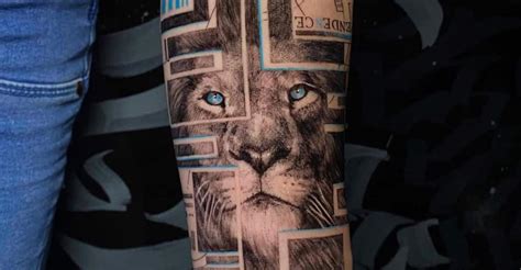 Pin By Wilton Drawlly Hernandez Tamay On Primer Tatuaje Lion Forearm